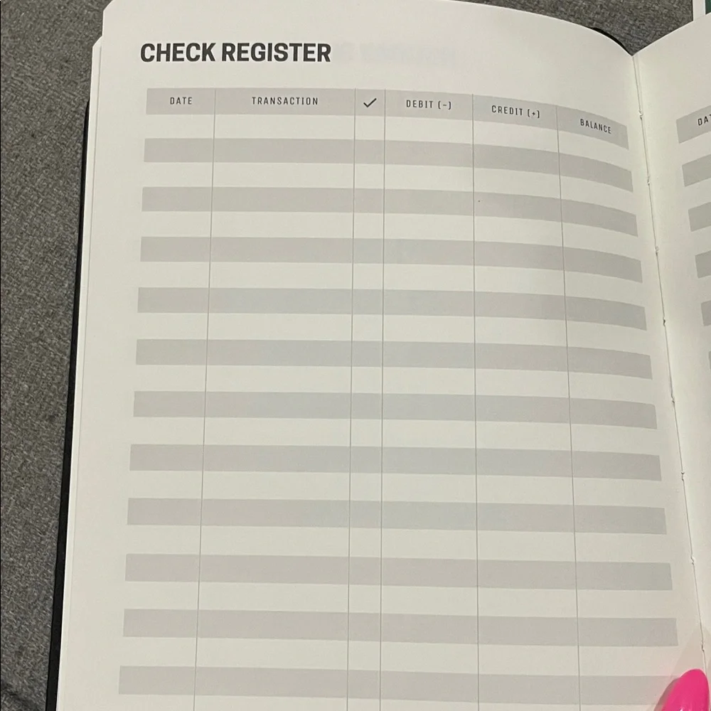 Productivity Store Black Budget Planner